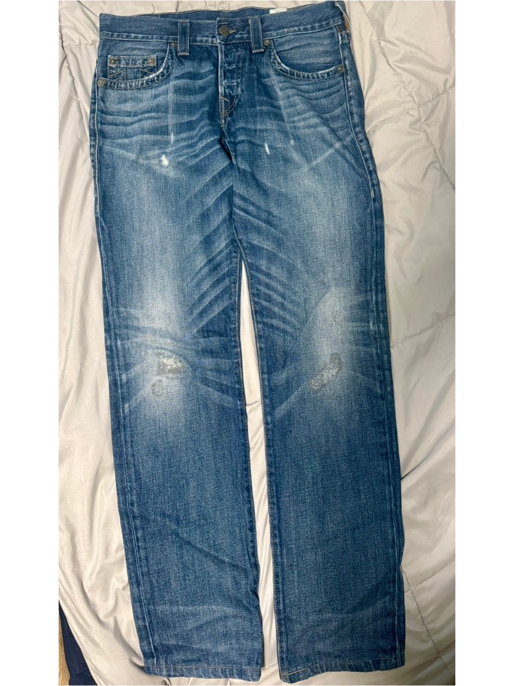 True Religion Rocco Relaxed Skinny Jeans Made in USA Men’s Size 32 - Picture 2 of 15